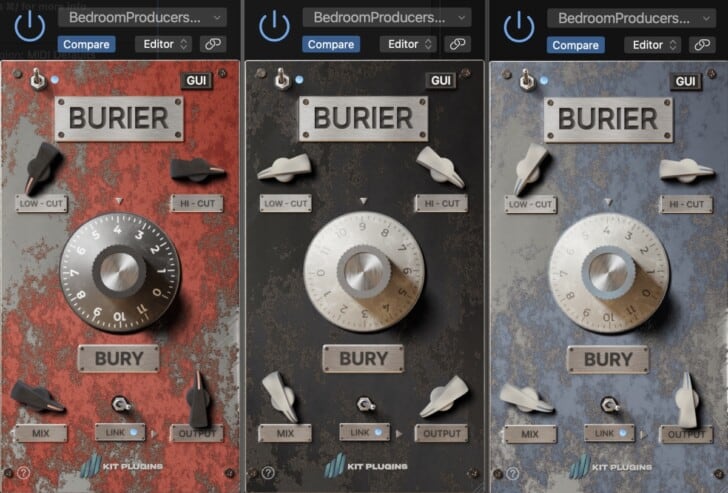 Burier 2.0 FREE Saturation Plugin Updated With New GUI