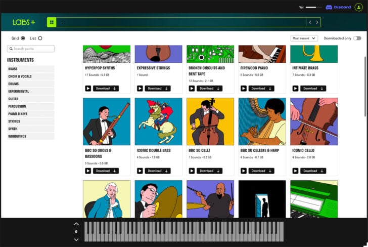 Spitfire LABS Plus