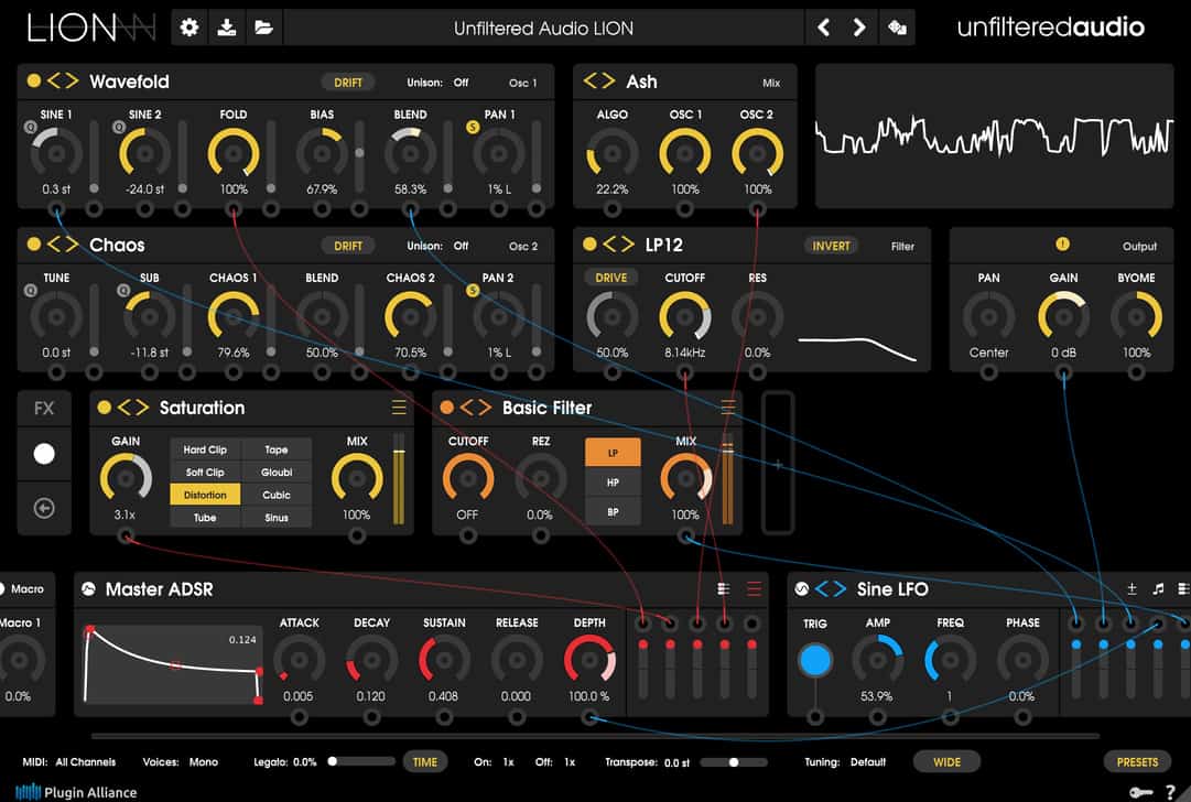 You can snag the LION synthesizer by Unfiltered Audio for $19.99.