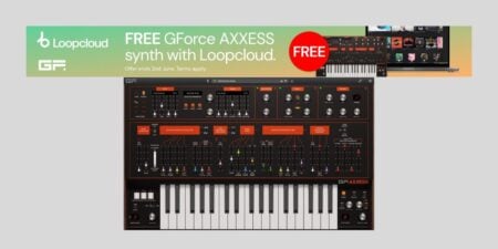 GForce AXXESS Synth Is FREE With Any Loopcloud Subscription