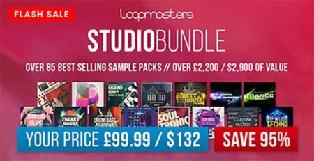 Get 95% OFF Loopmasters Studio Bundle Until June 2nd (£99.99)