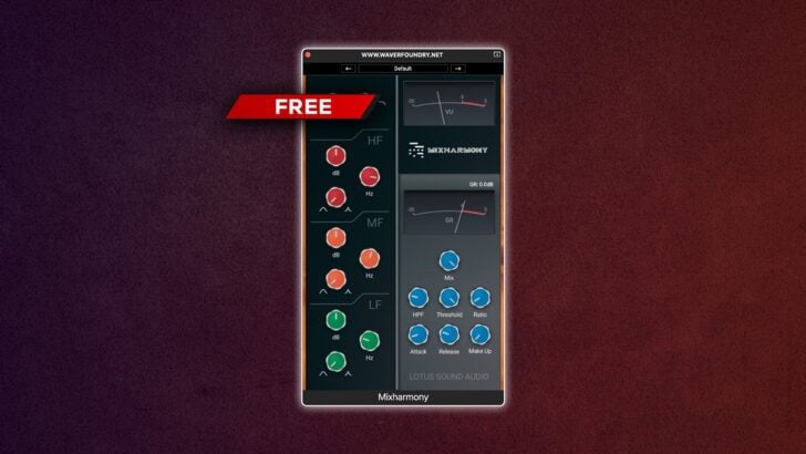 Lotus Sound Audio Releases FREE MixHARMONY Channel Strip Plugin