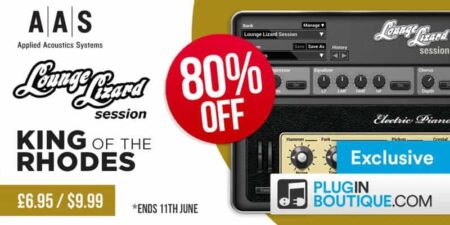 Get 80% OFF AAS Lounge Lizard Session @ Pluginboutique!