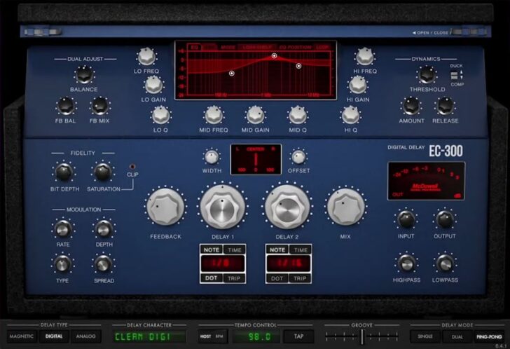 McDSP EC-300 Echo Collection FREE