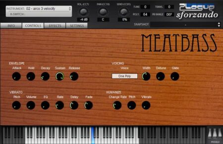 Karoryfer Meatbass for Plogue sforzando (SFZ)