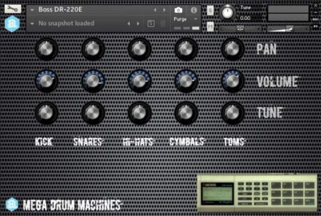 Free Mega Drum Machines Sample Library Released By Autodafe
