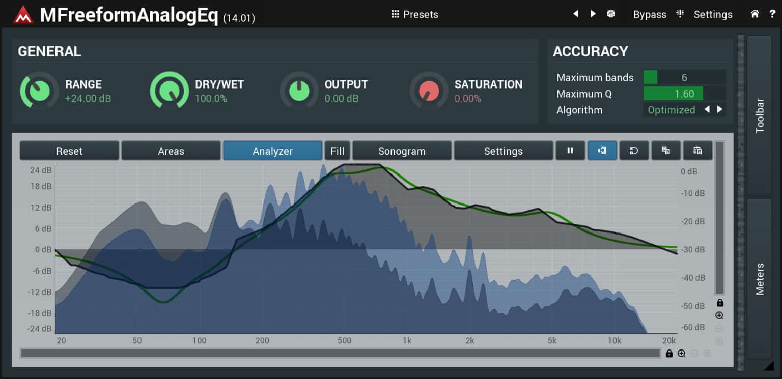Get 70% MFreeFormAnalogEQ VST Plugin @ VSTBuzz