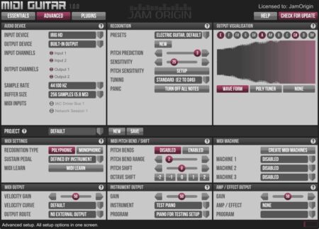 Jam Origin MIDI Guitar 2 REVIEW