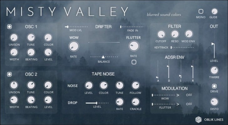 Misty Valley by Oblik Lines