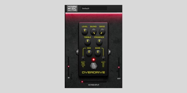 Modern Music Solutions Releases FREE S-Drive Bass OD Overdrive Plugin
