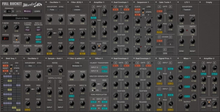 ModulAir Free Modular Synthesizer VST/AU Plugin Released (BETA)