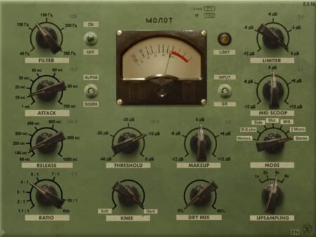 Molot - Free Character Compressor VST Plugin By Vladg Sound