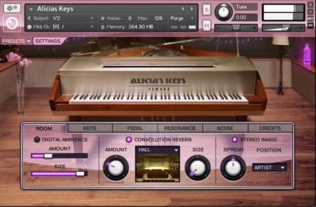 Get a massive 82% discount on Native Instruments Alicia's Keys at Plugin Boutique