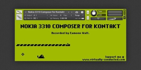 Nokia 3310 Composer free sample library for NI Kontakt.
