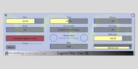 NUSofting’s Eugene Filter Free plugin is Available for Free Download