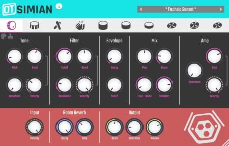 Punk Labs releases OneTrick SIMIAN, a free and open-source drum synth for macOS, Windows, and Linux.