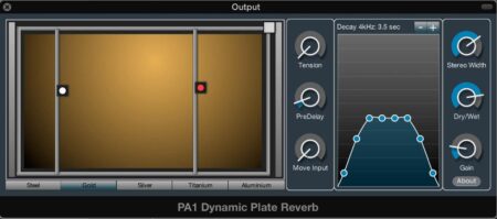 Free PA1 (BETA) Dynamic Plate Reverb By Physical Audio (Mac OS)