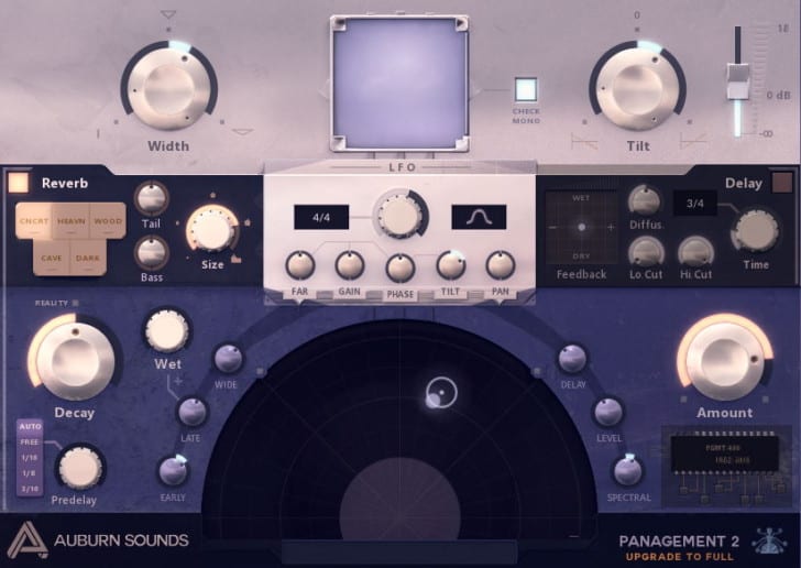 Free Panagement 2.0 Reverb VST/AU Plugin By Auburn Sounds