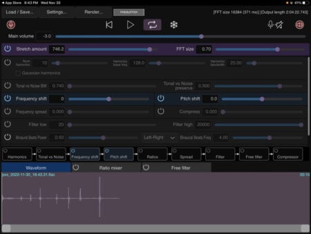 FREE PaulXStretch Time-Stretching Is Now An iOS App