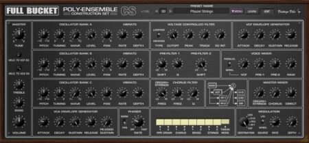 Full Bucket Music Releases Free PECS String Machine Plugin