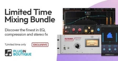 Plugin Boutique offers a FREE exclusive Mixing Bundle for a limited time