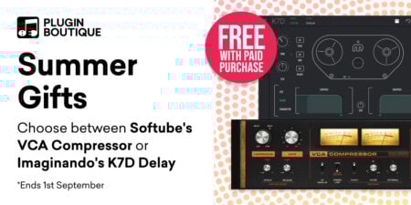 Get Softube VCA Compressor Or Imaginando K7D Delay FREE With Any Purchase On Plugin Boutique