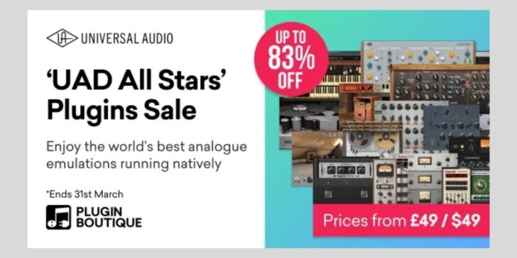 Save Big During The UAD All Stars Sale