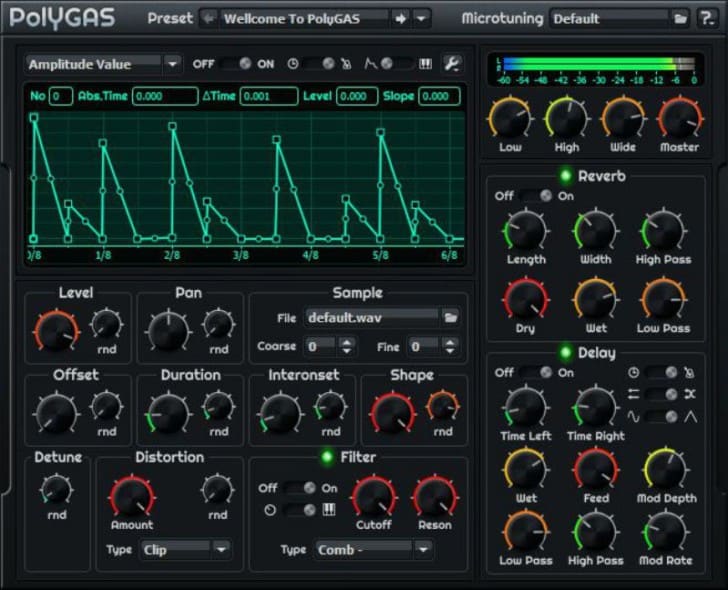 Vasily Makarov Intros PolyGAS Free Granular Synthesizer VST Plugin