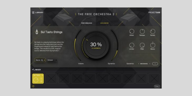 Get monthly cinematic freebies with The Free Orchestra 2 for the free Kontakt Player