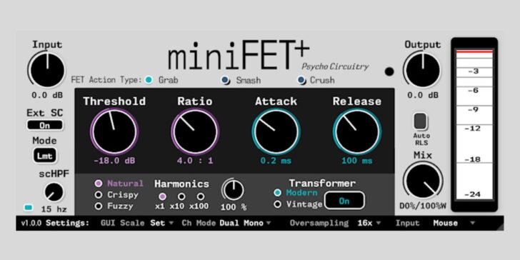 Psycho Circuitry Drops MiniFET+ Comp Plus FREE MiniFET Version