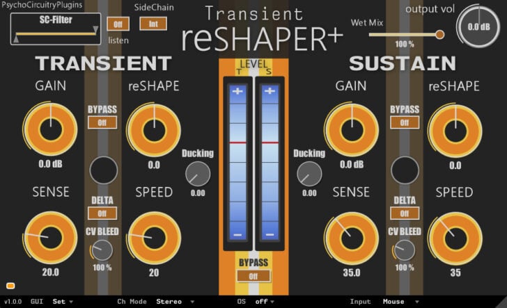 Psycho Circuitry Releases FREE Transient REShaper Plugin