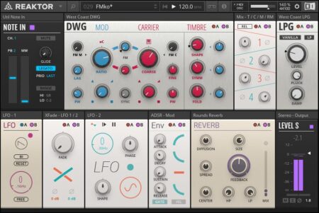 Reaktor Blocks Wired by Native Instruments.
