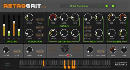 Audiolatry Releases FREE RetroGrit Lite Retro Lofi ROMpler