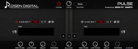 Pulse Impulse Response Loader VST Plugin by Rosen Digital.