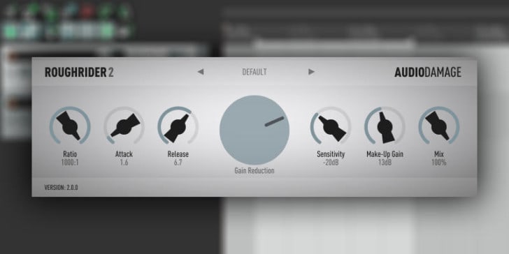 Audio Damage Updates Free Rough Rider Compressor VST Plugin