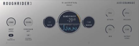 RoughRider3 FREE Compressor VST Plugin By Audio Damage