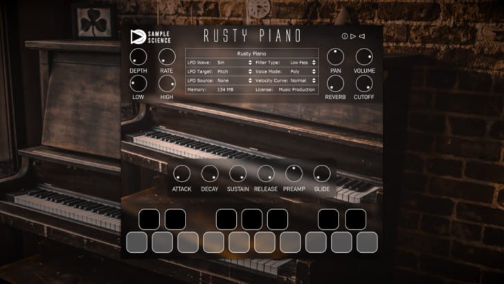 Rusty Piano by SampleScience