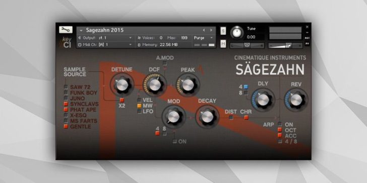 Sagezahn 2015 by Cinematique Instruments.