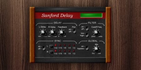 FREE Sanford Delay VST plugin by Leslie Sanford.