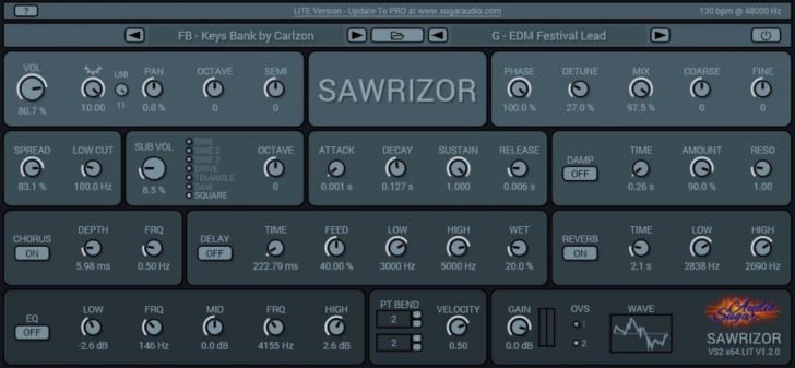 Sawrizor Lite by Sugar Audio