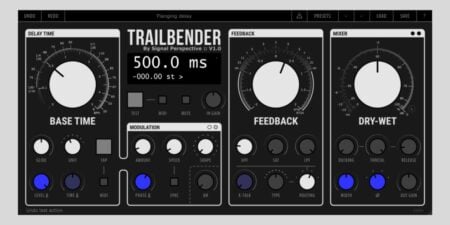 Signal Perspective’s Trailbender Delay-based Multi Effects Plugin is FREE