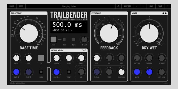 Signal Perspective’s Trailbender Delay-based Multi Effects Plugin is FREE