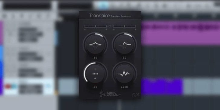 Sonic Anomaly Releases Transpire Free Transient Shaper VST Plugin