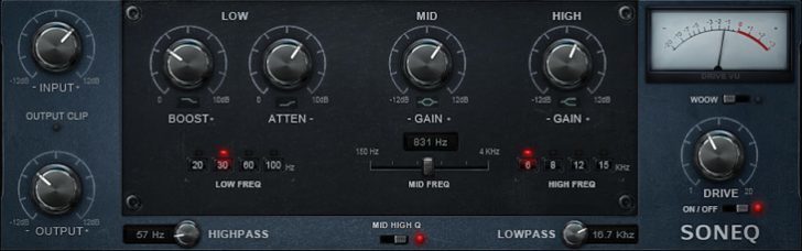 Sonimus SonEQ VST/AU Plugin Goes 64-bit!