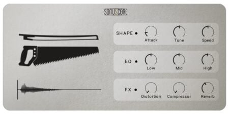 Sonuscore Releases FREE The Saw - Cinematic Textures For Kontakt Player