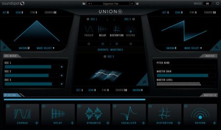 SoundSpot Union Wavetable Synthesizer VST/AU Plugin Is 95% OFF!