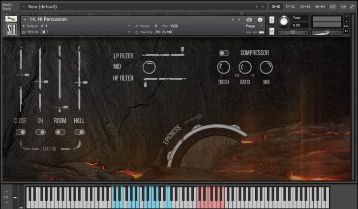 Splash Sound’s Epic Percussion 2 Kontakt library is free until April 9