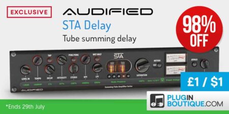 Get Audified STA Delay For $1 @ Pluginboutique ($49 Value)
