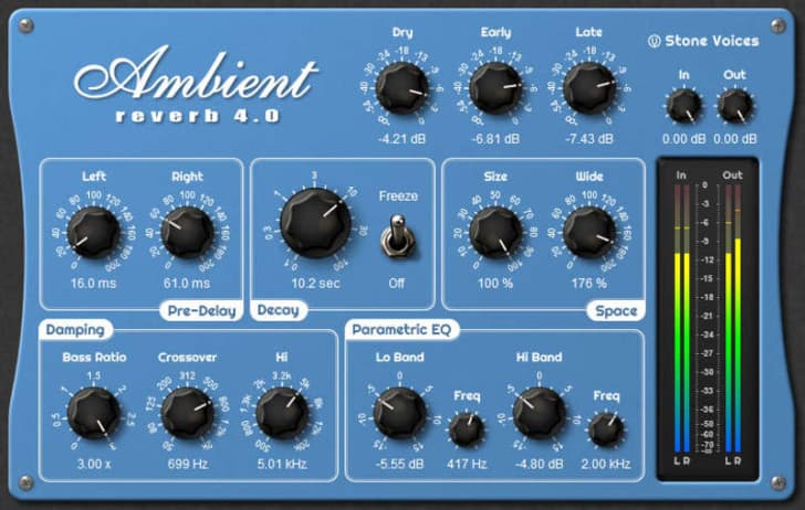 Stone Voices Releases Free Ambient Reverb VST Plugin