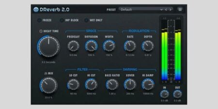 Stone Voices releases DReverb 2.0, a FREE algorithmic reverb plugin for macOS and Windows